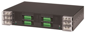 Neg 48VDC Switched PDU, 2x100A Inputs / 16x10A Outputs Neg 48VDC Switched PDU, 2x100A Inputs / 16x10A Outputs