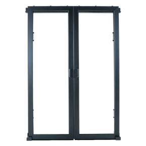 4' Sliding Doors, 85.4" height (42U to 45U), Pair, White