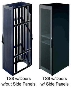 TS8 Network Cabinet - 40"(D), 24"(W) TS8 Network Cabinet - 40"(D), 24"(W)