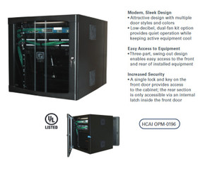 Features of the CUBE-iT® Wall-Mount Cabinet info-graphic