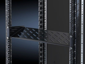 Rittal 5501615 Cantilever Shelf installed in a rack Rittal 5501615 Cantilever Shelf installed in a rack