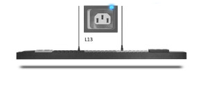 Detail of Locking C13 (L13) outlets