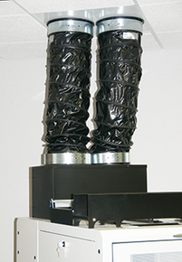 Flexible Chimney Kit - 48"D Enclosures - Incl. Ceiling panel, Ducts, Collars, etc.