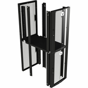 2 Door Colocation Cabinet - 46U (23U per compartment) - Server