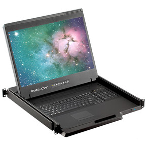 RWX119 console drawer with integrated CATx KVM switch