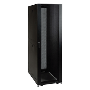 42U SmartRack Shallow-Depth Rack Enclosure Cabinet with doors & side panels