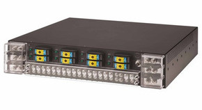 Neg 48 Volt DC Switched PDU, 2x100A Inputs / 8x20A Outputs