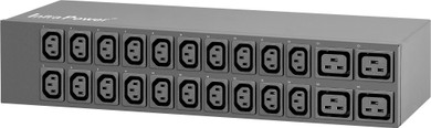 3-Phase Basic Horizontal PDU w/ C13 and C19 outlets