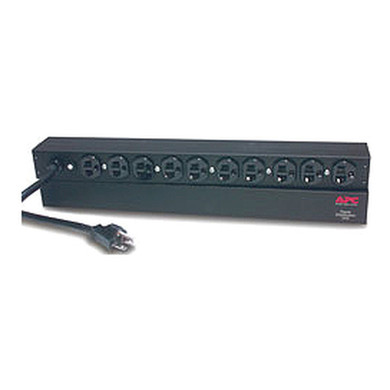 APC AP9563 Basic Rack PDU, 1U, 20A, 120V, (10)5-20; 5-20P