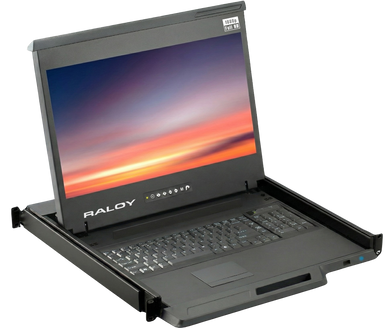 1U 17" HD (1080p) LED Rack Console