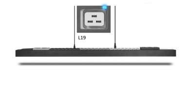 MD Series 208V locking C19 outlet detail