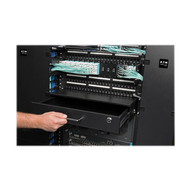 Tripp Lite SRDRAWER2U mounted in a rack