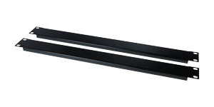 1U 19" Blanking Panel Kit (Qty 2) Black