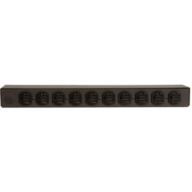 10-Outlets PDU - Basic - NEMA 5-20P - 10 x NEMA 5-20R - 120 V AC - Vertical - Rack-mountable, Cabinet-mountable - TAA Compliant