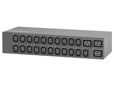 21 + 3 Outlet 3-phase 208V 20A Basic PDU, 2U