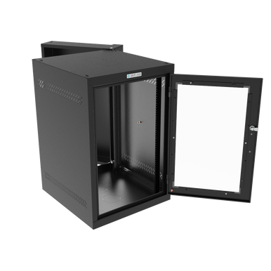 Great Lakes WD Series Heavy Duty Wall Mount Swing Out Enclosure showing front with front door open