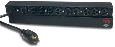 APC AP9564 Basic Rack PDU, 1U, 20A, 120V, (10)5-20; L5-20P
