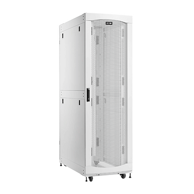 Eaton SmartRack 48U 49"-Depth 24"-Width Heavy-Duty Rack Enclosure Cabinet for AI Servers, White