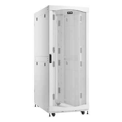 Eaton SmartRack 48U 44"-Depth 31"-Width Heavy-Duty Rack Enclosure Cabinet for AI Servers, White