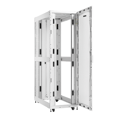 SmartRack 42U 49"-Deep 24"-Width HeavyDuty Rack Enclosure Cabinet for AI Servers, White