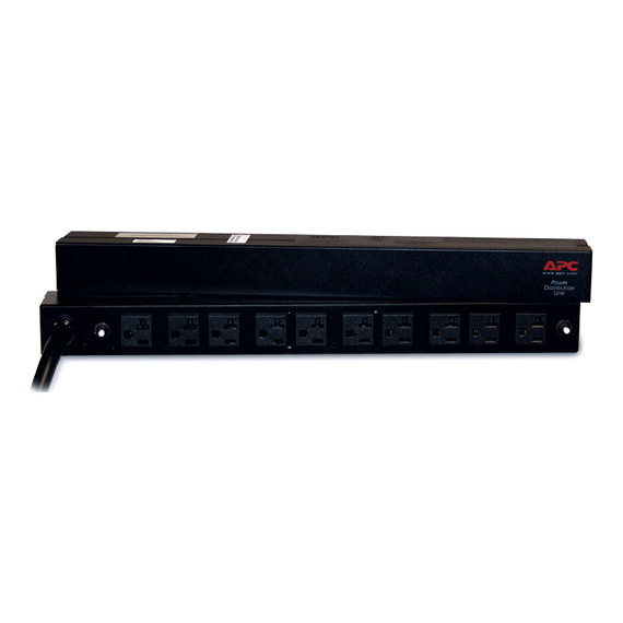 APC AP9560 Basic Rack PDU, 1U, 30A, 120V, (10)5-20