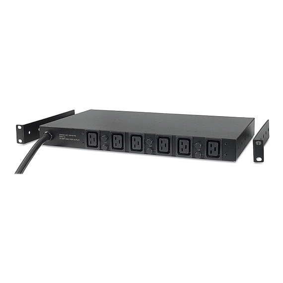 APC AP7516 Basic Rack PDU, 1U, 14.4kW, 208V, (6) C19