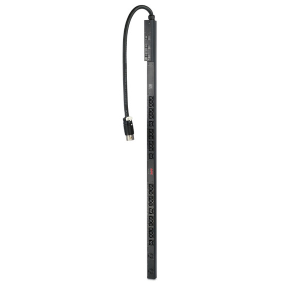 APC AP7569 3-Phased Basic Rack PDU, Zero U, 14.4kW, 208V, (24)C13, (4)C19,(2)L6-30R; 3' Cord