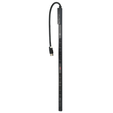 Rack PDU,Basic, Zero U, 14.4kW, 208V, (24)C13, (4)C19, (2)L6-30R; 3' Cord
