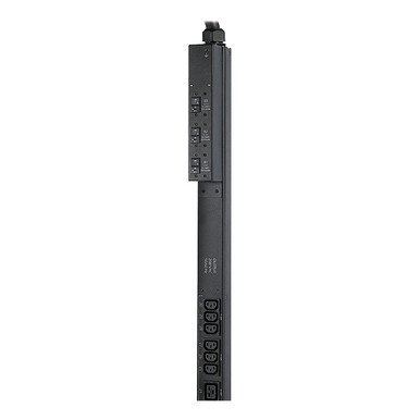 Rack PDU,Basic, Zero U, 14.4kW, 208V, (24)C13, (4)C19, (2)L6-30R; 3' Cord