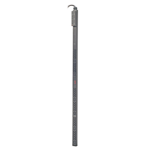 APC AP7598 Basic Rack PDU, Zero U, 12.5kW, 208V, (30)C13, (6)C19; 10' Cord
