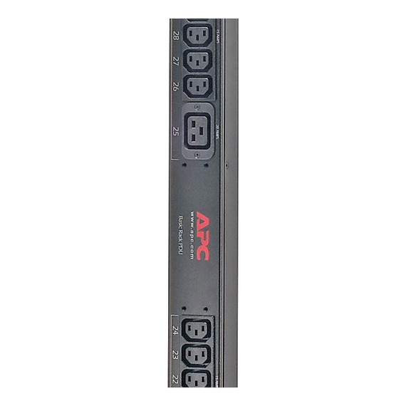 Detail of the outlets on the APC AP7598