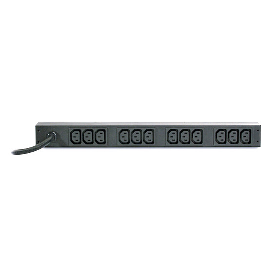 APC AP9566 Basic Rack PDU, 1U, 16A, 208V, (12)C13