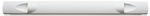 1U White Blanking Panel - Pack of 10