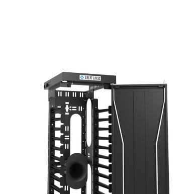 Vertical Cable Manager 84"H x 10"W x 12"D