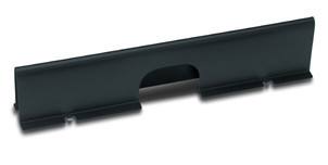 Shielding Partition Solid 750mm wide Black