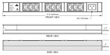 Basic Rack PDU, 9 Outlets