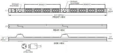 Basic Rack PDU, 24 Outlets C13