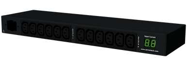Metered PDU 1U Horizontal, 20A, 12 C13