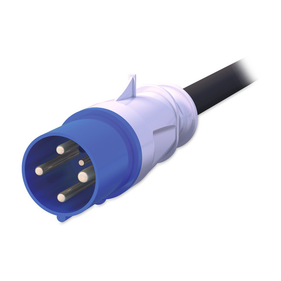 IEC 60309 60 A 3P+PE input plug for the APC AP8867