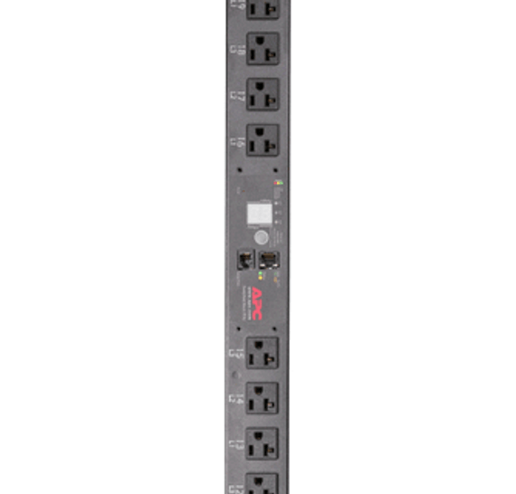 Rack PDU, Metered, Zero U, 5.7kW,120&208V,(21)5-20&(6)L6-20