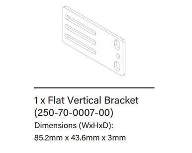 PX PDU Zero-U Enclosure Bracket, 52mm