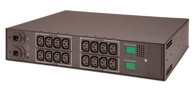 Fail-Safe Transfer Switch, Metered, (16) C13 Outlets, 20A 208-240V - 3.3kW