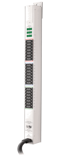Smart CDU High-Density Metered 21 IEC C13 outlets, 3 x LED Meters, 3 Phase D input w/ L1520