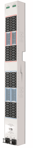 CDU Mid-Density Metered Power Distribution 48 IEC C13 Outlets, Dual Input Feed, 2 x LED Meter, 208V, 2 x L630