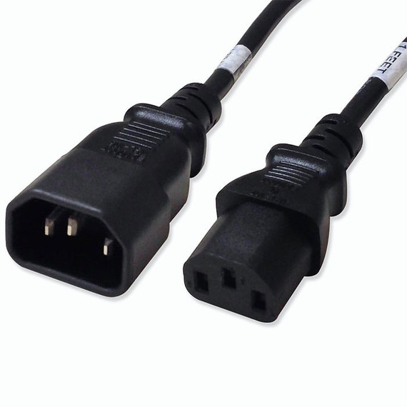 Power Cord C14 C13 18/3 10Amp 250V SVT Jacket