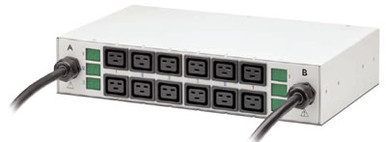 Sentry Smart PDU, 2U, 30A, 3 Phase Wye, 208V, (12) C19, NEMA L21-30P