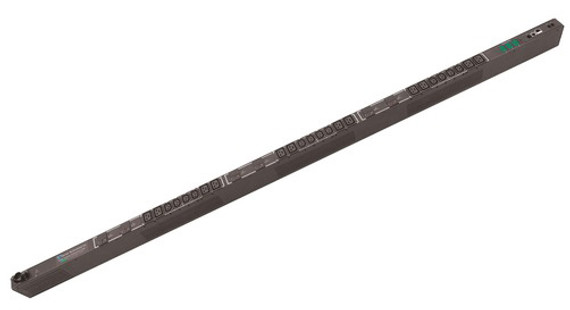 Outlet-Level PDU, Vertical 240V 3-Ph Delta, 60A, IEC Blue 9hr 3P+G Plug, (12) C13 + (12) C19