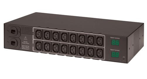 Fail-Safe Transfer Switch Switched, (16) C13 Outlets, 30A 208-240V