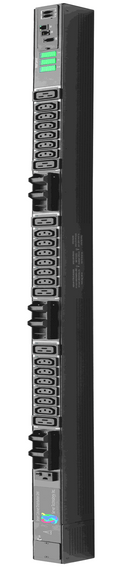 Switched PDU 208 3-Ph Delta, 30A, NEMA L15-30P, (18) C13 + (6) C19, 0U