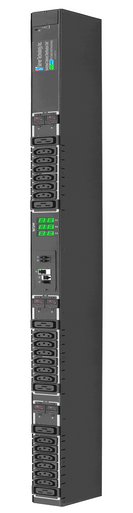 Switched PDU 415 3-Ph Wye, 30A, NEMA L22-30P, (18) C13 + (6) C19, 0U
